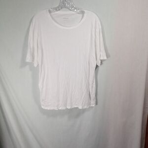 Everlane White Cotton Short Sleeve Tee Size L